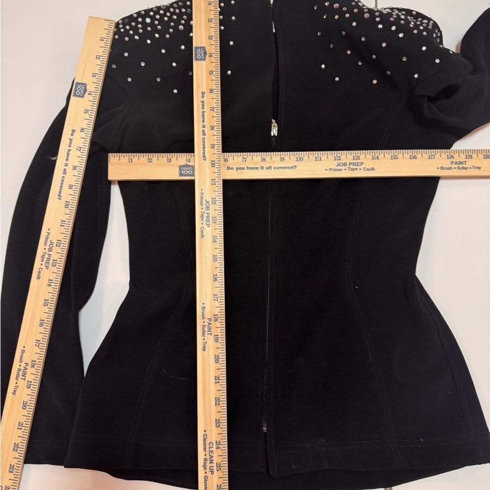 Tadashi Vintage Black Studded Women's Jacket - Picture 6 of 6